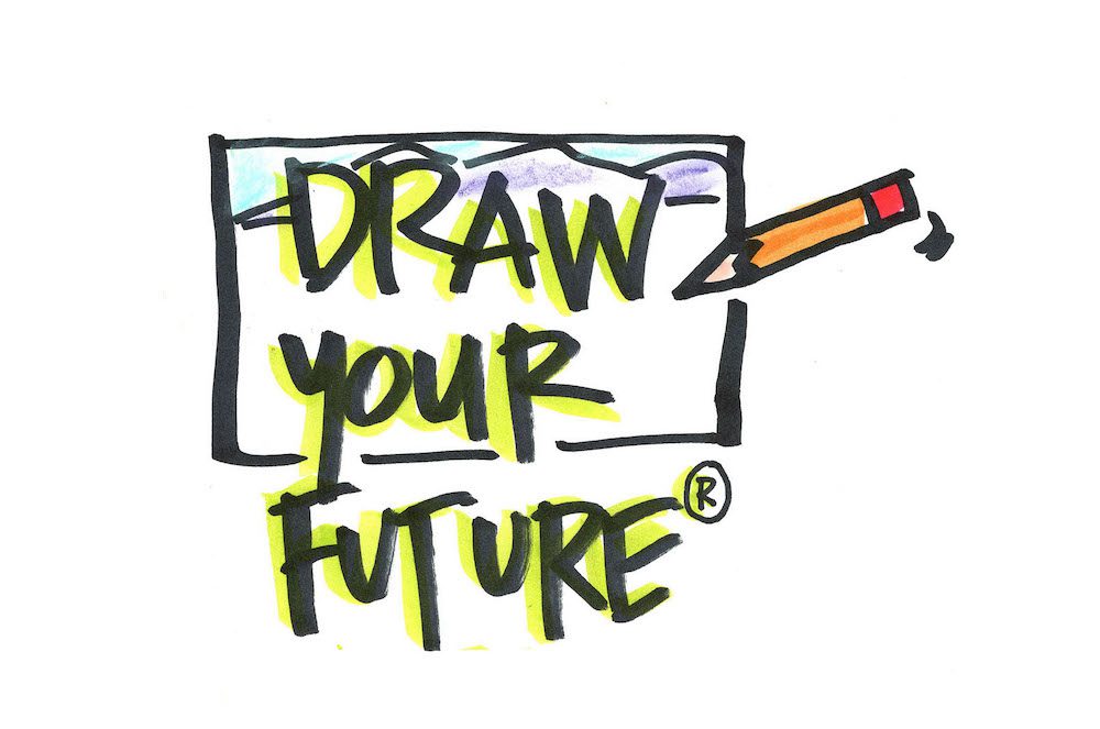 A drawing of DRAW YOUR FUTURE